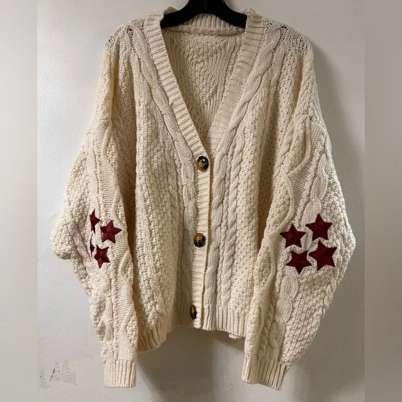 Taylor Swift Taylors Version Red Album Cardigan Size M/L,  pre-owned - Picture 2 of 9